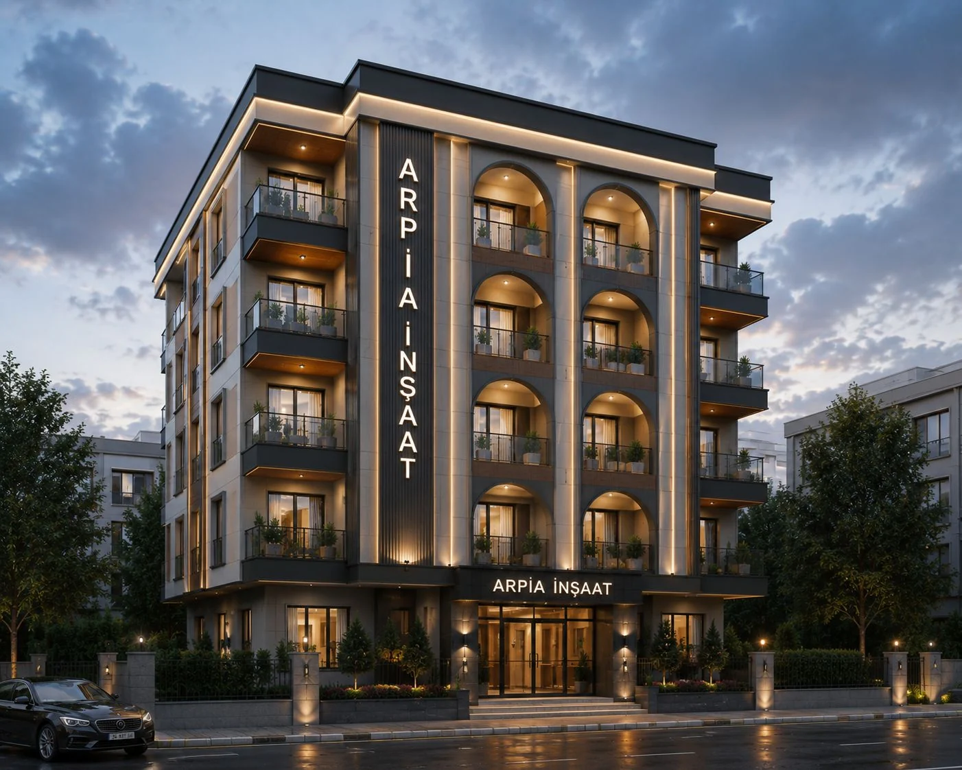 Arpia İnşaat kat karşılığı proje tasarımı