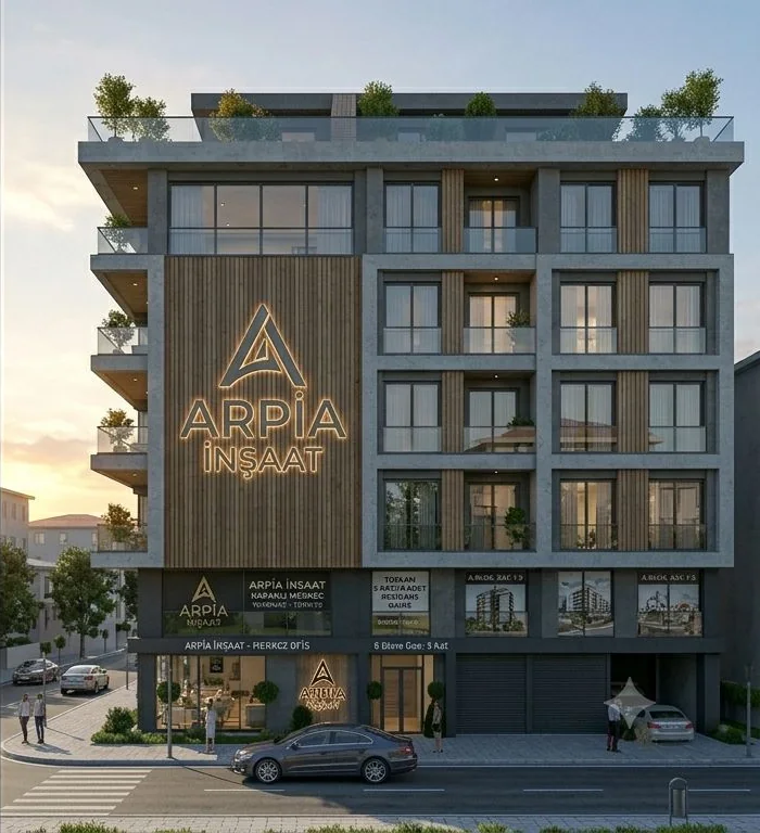 Ticari zeminli cephe renderı